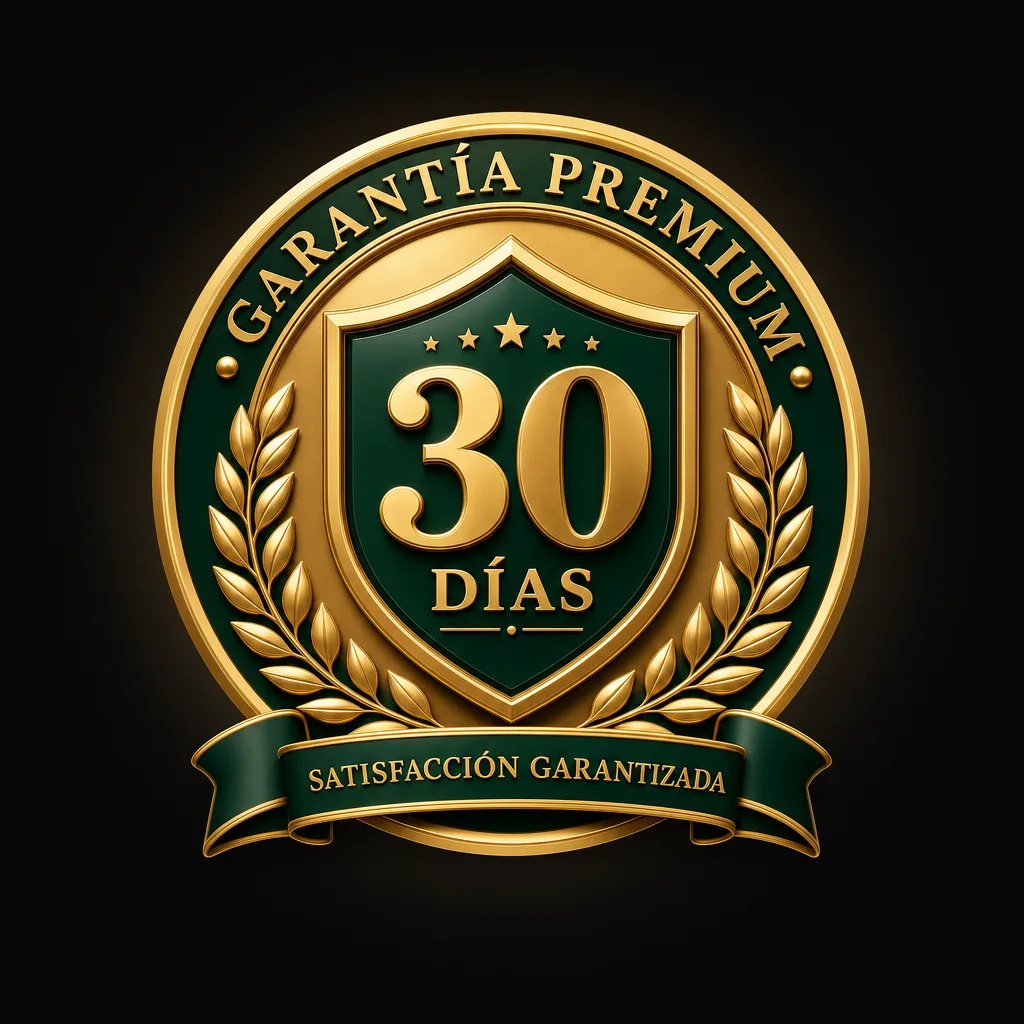 Garantía total de 30 días
